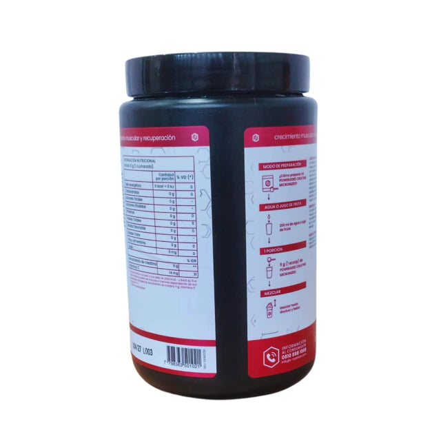 CREATINA MONOHIDRATO MICRONIZADA 500 GRS - ONE FIT